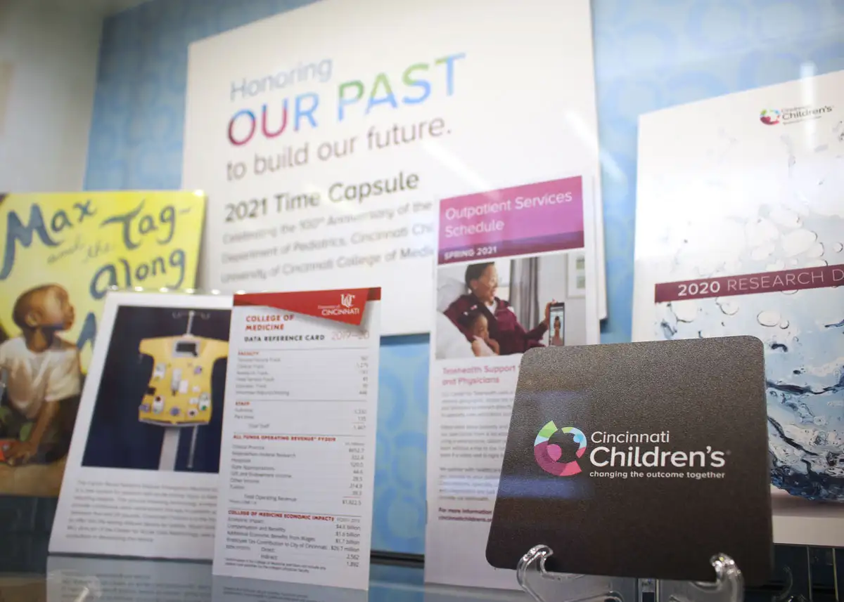 Photo of 2021 time capsule contents
