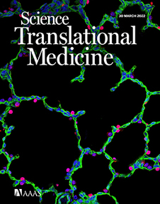 Magazine cover image of Science Translational Medicine