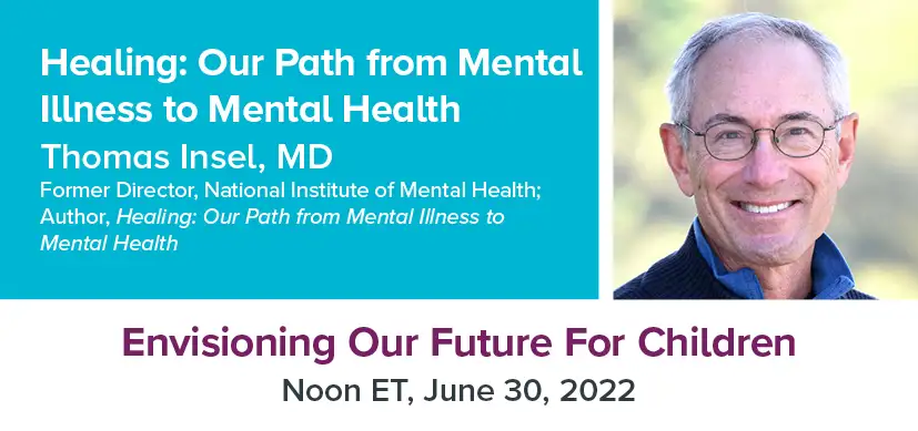Thomas Insel, MD, will give a talk on June 30 at noon