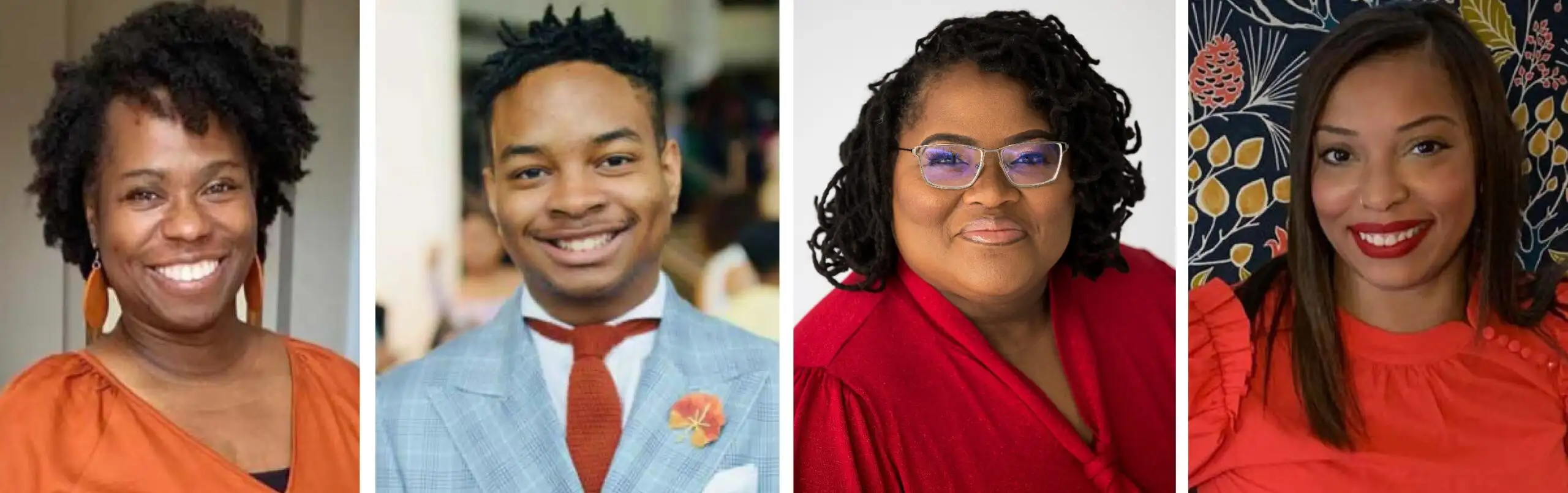 Black patients and families seeking care for chronic conditions also carry trauma from racism and burdens invisible to healthcare providers, according to these families who shared their lived experiences. (Top: Robyn Kinebrew, Christian Lawson; Bottom; LaToshia Rouse, Tawanna Williams)