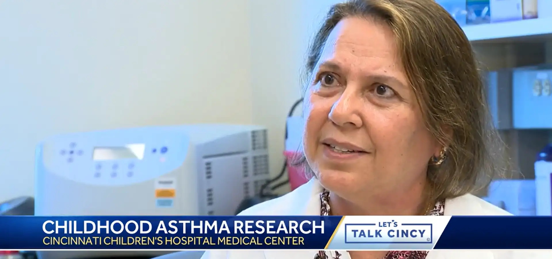 Screenshot of Dr. Hershey on Let's Talk Cincy