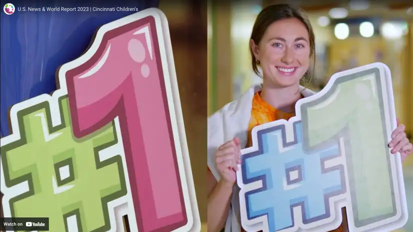 Cincinnati Children’s Ranked Best Children's Hospital in the Nation by U.S. News