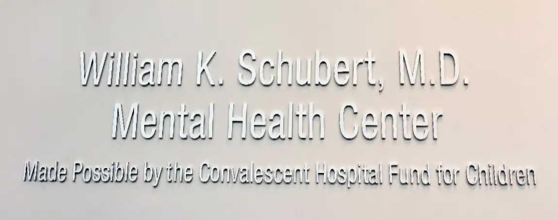 Sign bears name of William K. Schubert, MD