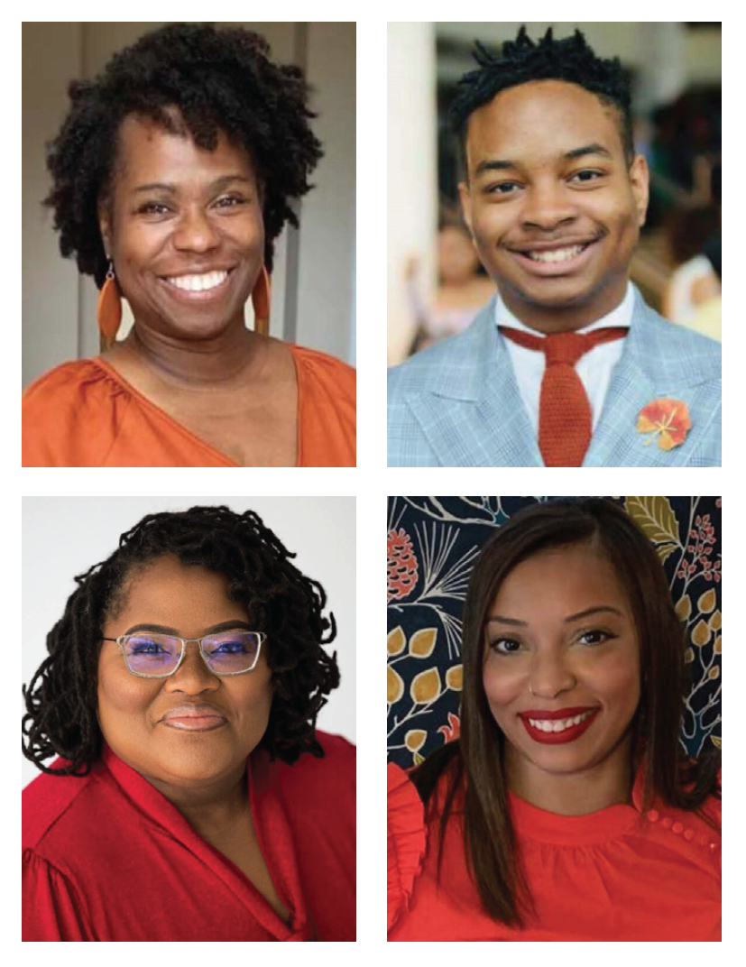 Black patients and families seeking care for chronic conditions also carry trauma from racism and burdens invisible to healthcare providers, according to these families who shared their lived experiences. (Top: Robyn Kinebrew, Christian Lawson; Bottom; LaToshia Rouse, Tawanna Williams)