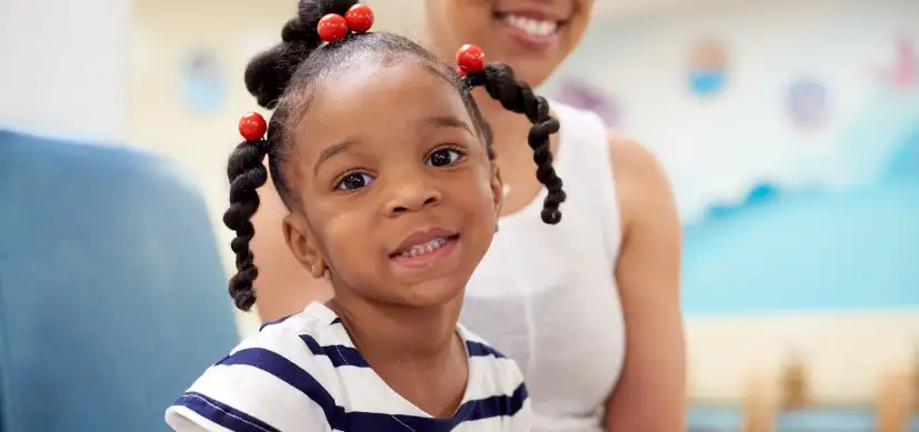 photo of young child smiling