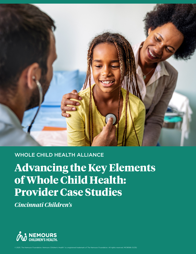 Front cover of Nemours case study