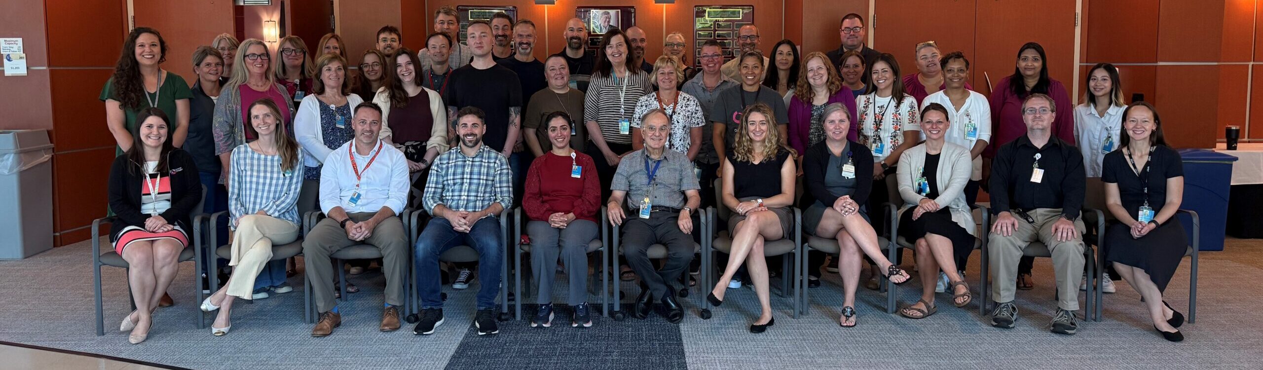 Group photo of the the Data Management and Coordinating Center team at Cincinnati Children's.