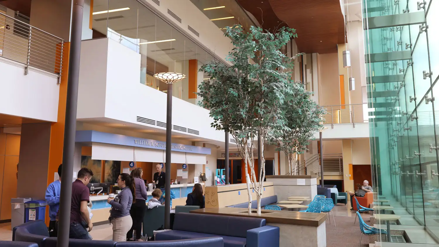 Schubert Research Clinic main atrium